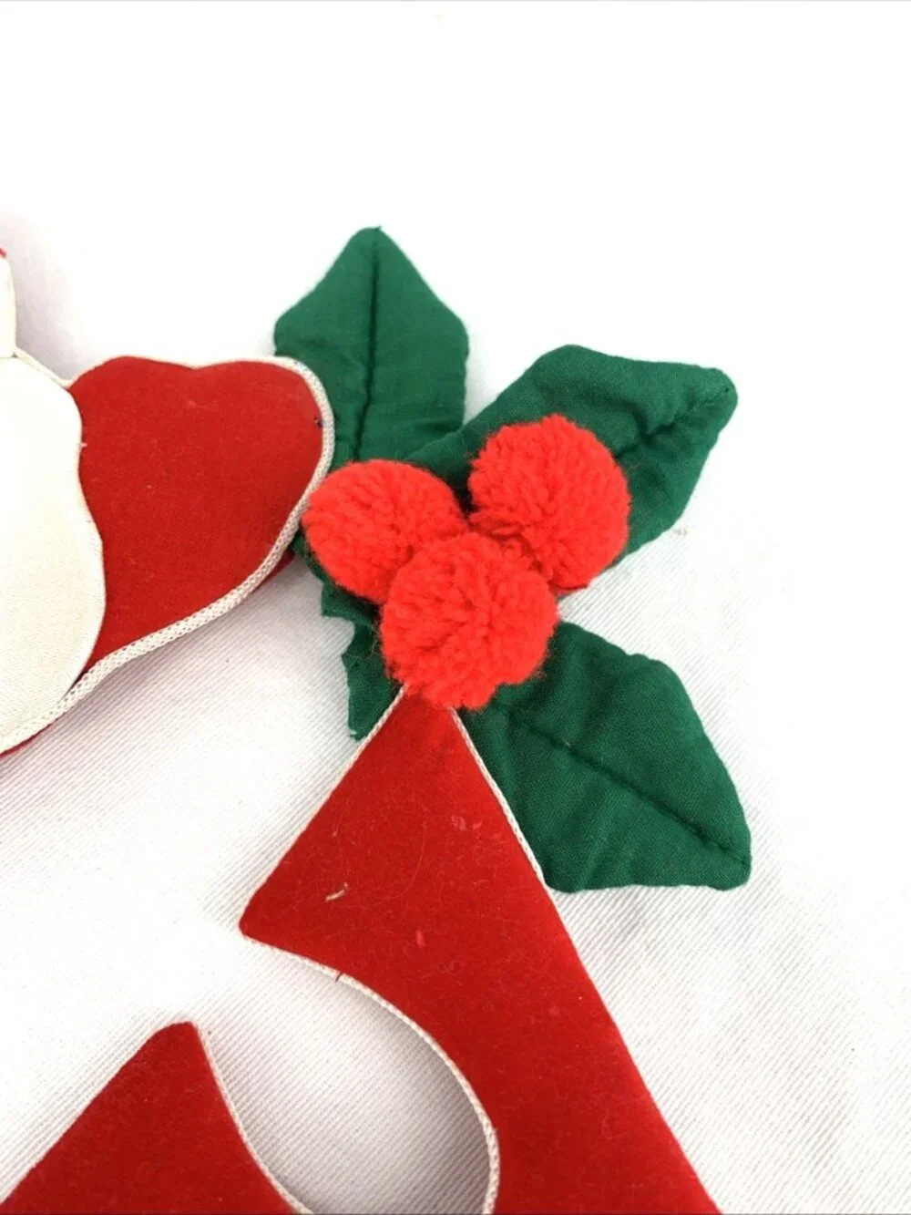 Joy Wall Banner Wall Decor Puffy Cloth Holiday Decor 12.5